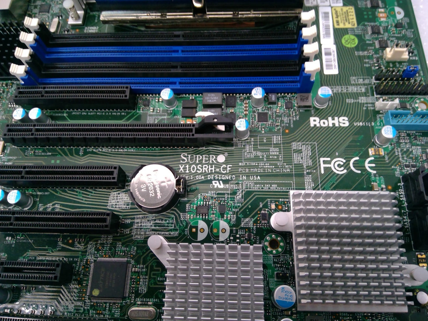 Supermicro X10SRH-CF Socke LGA 2011 DDR4 ATX Server Motherboard-NO CPU
