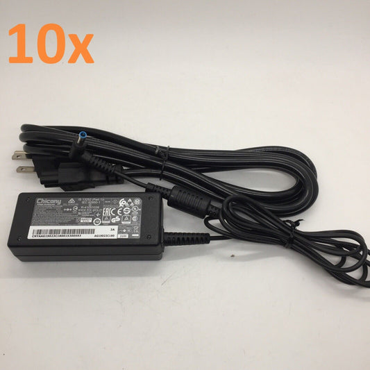 Lot of 10 - Genuine Chicony 45W 19v 2.37A Laptop AC Adapter A18-045N2A Blue Tip