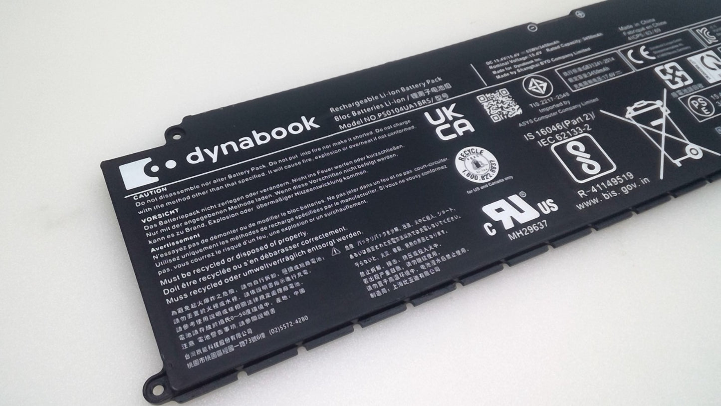 Genuine PS0104UA1BRS Battery for Dynabook U30 Tecra A40-J-12E,Portege X40-K