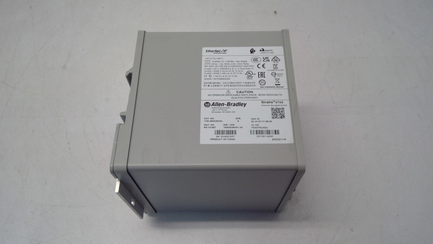 ALLEN-BRADLEY / STRATIX 5700  PLC Module   1783-BMS20CGL