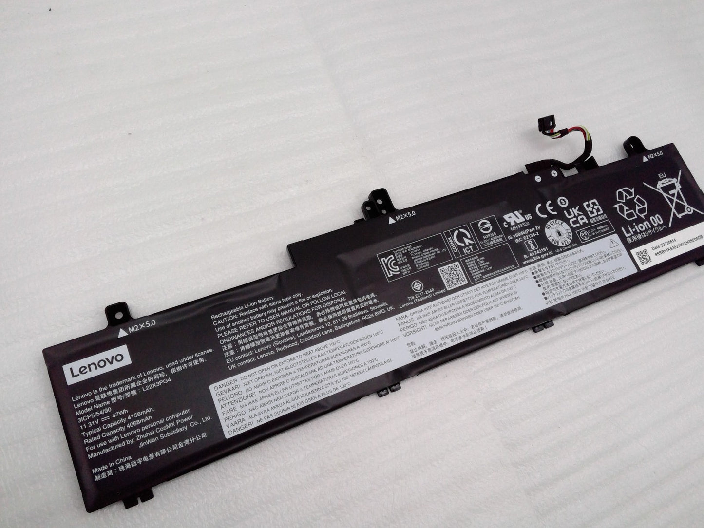 Genuine L22X3PG4 L22C3PG5 Battery for Lenovo ThinkPad E14 Gen 5 E16 Gen 1st