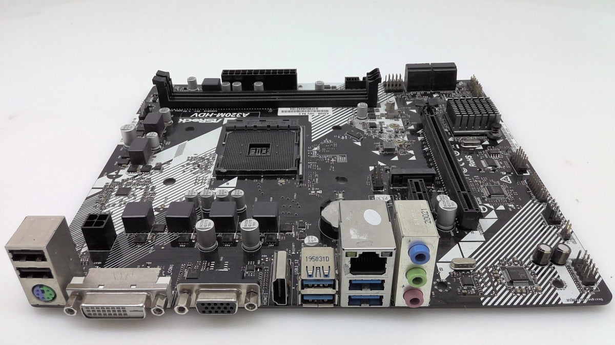 ASRock A320M-HDV AMD A320 Socket AM4 DDR4 Micro ATX Motherboard