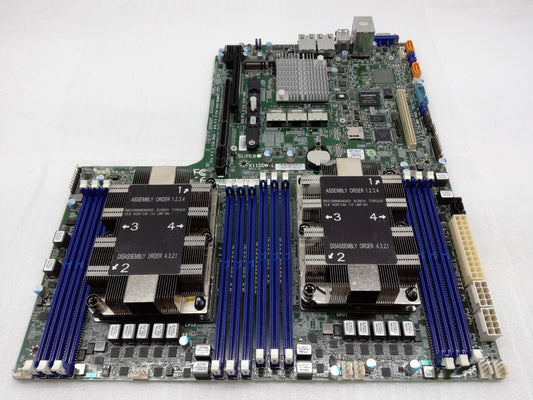 Supermicro X11DDW-L Dual Intel Xeon LGA3647 DDR4 Server Motherboard + Heatsink*