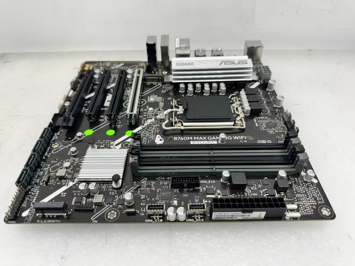 ASUS B760M MAX GAMING WIFI Motherboard DDR5 Intel Socket 1700 *READ*