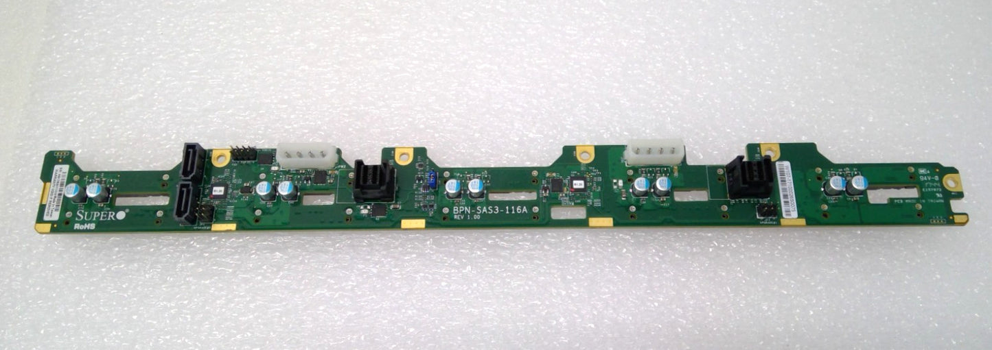 Supermicro BPN-SAS3-116A 10x SAS/SATA 1U Server Backplane