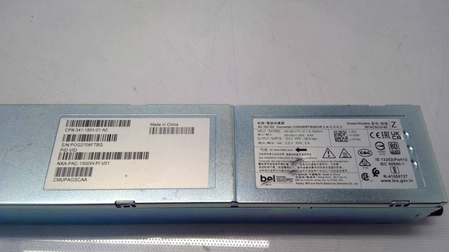CISCO SPACSCO-80 POWER SUPPLY NXA-PAC-1500W-PI V01