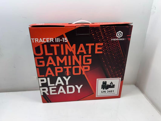 Cyberpower Tracer III-15 Intel i7-9750H@2.6GHz 16G 256 GTX 1660Ti Open Box*READ*