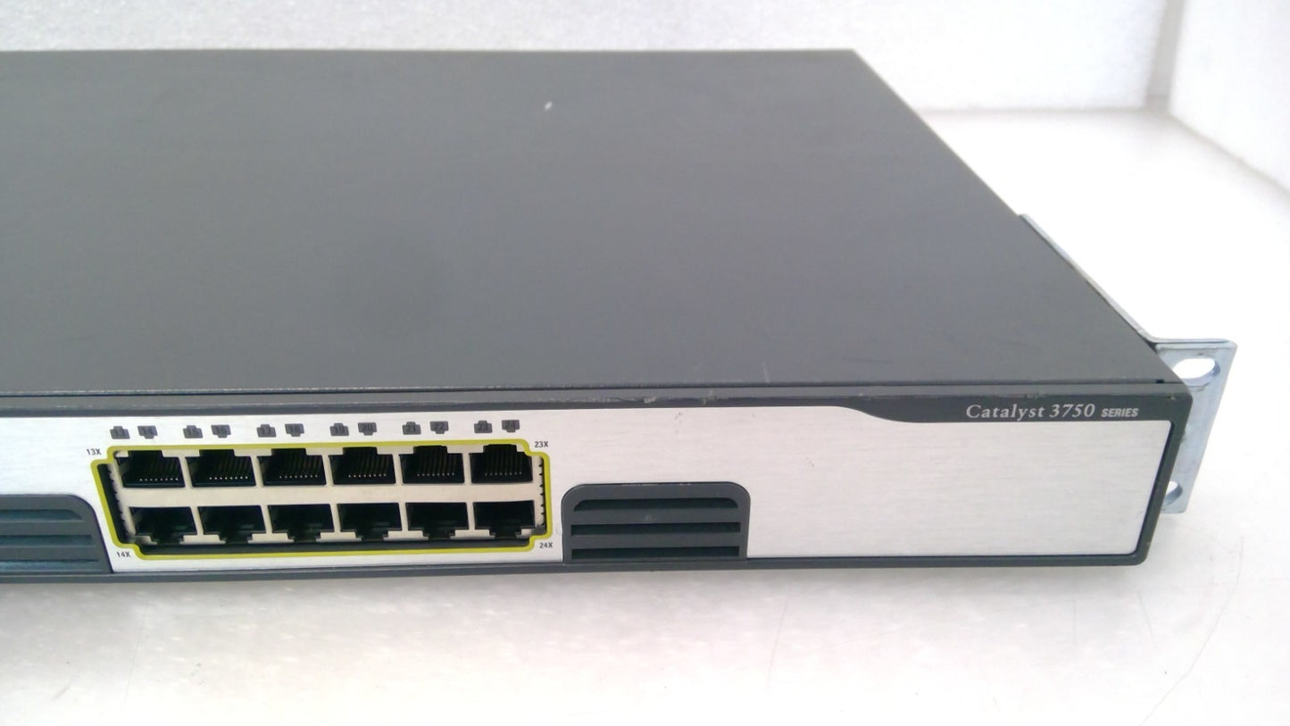 Cisco Catalyst WS-C3750G-24T-S 24 Port Managed Gigabit Ethernet Switch