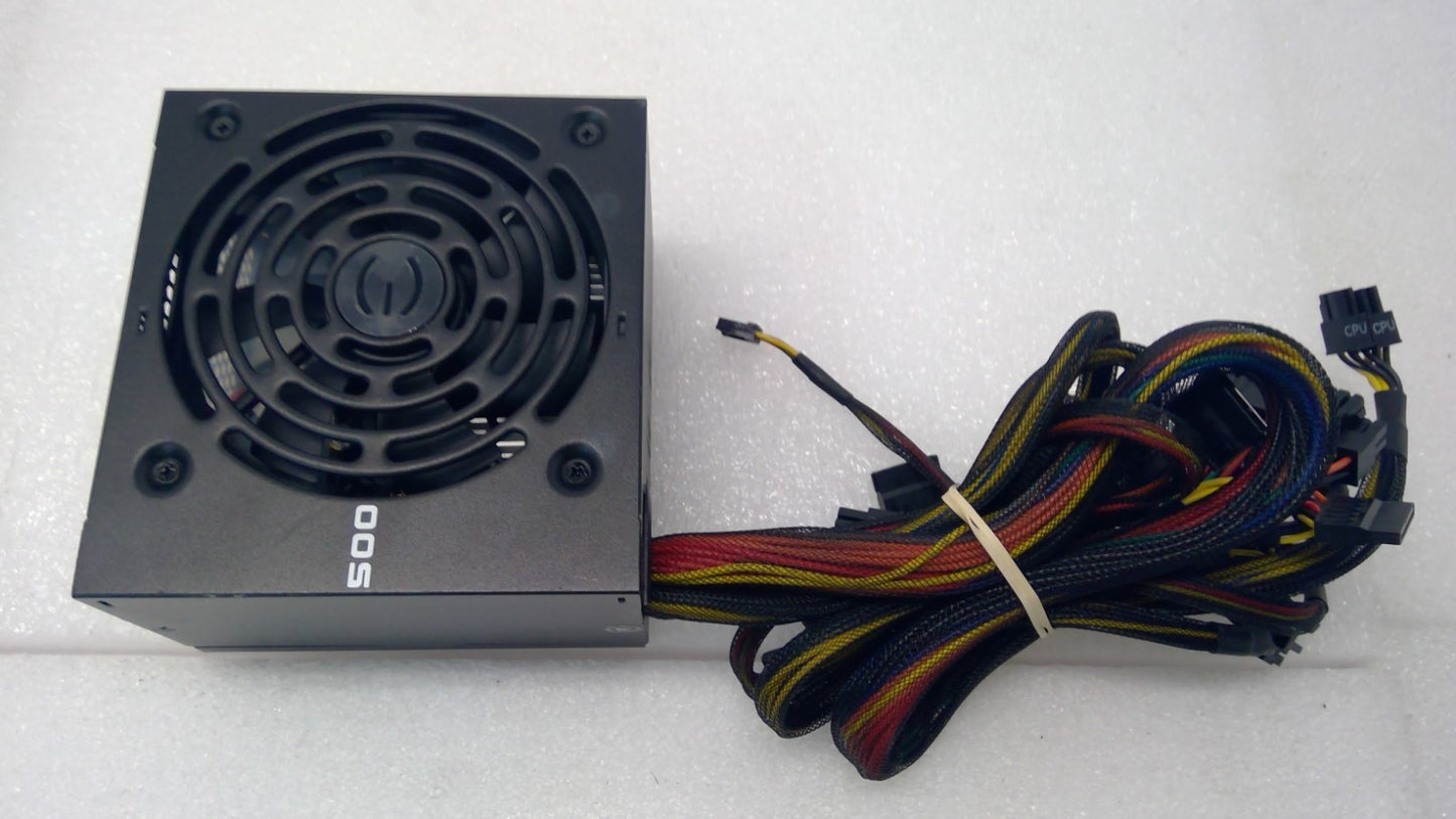 EVGA 500W 100-W1-0500 80 Plus Non Modular Power Supply