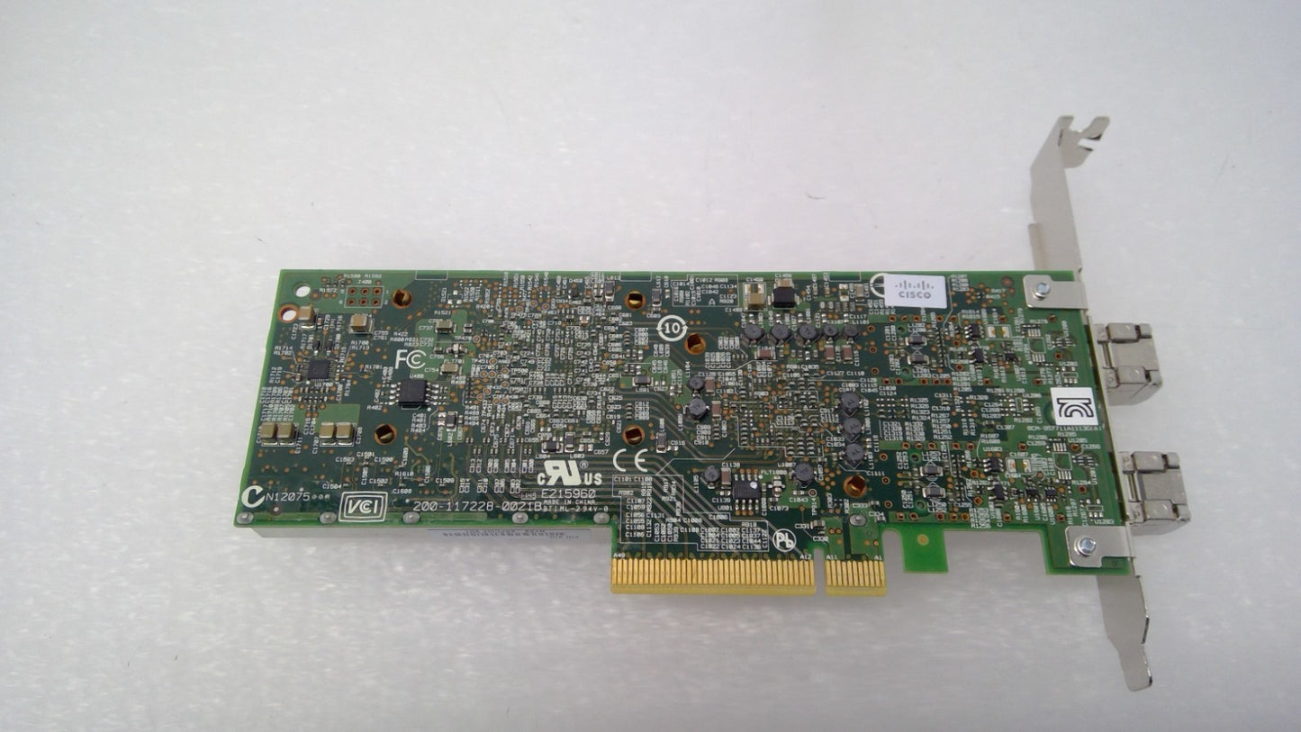 Cisco Dual-Port 10Gb SFP+ Network Interface Card 74-7121-02 N2XX-ABPCI02