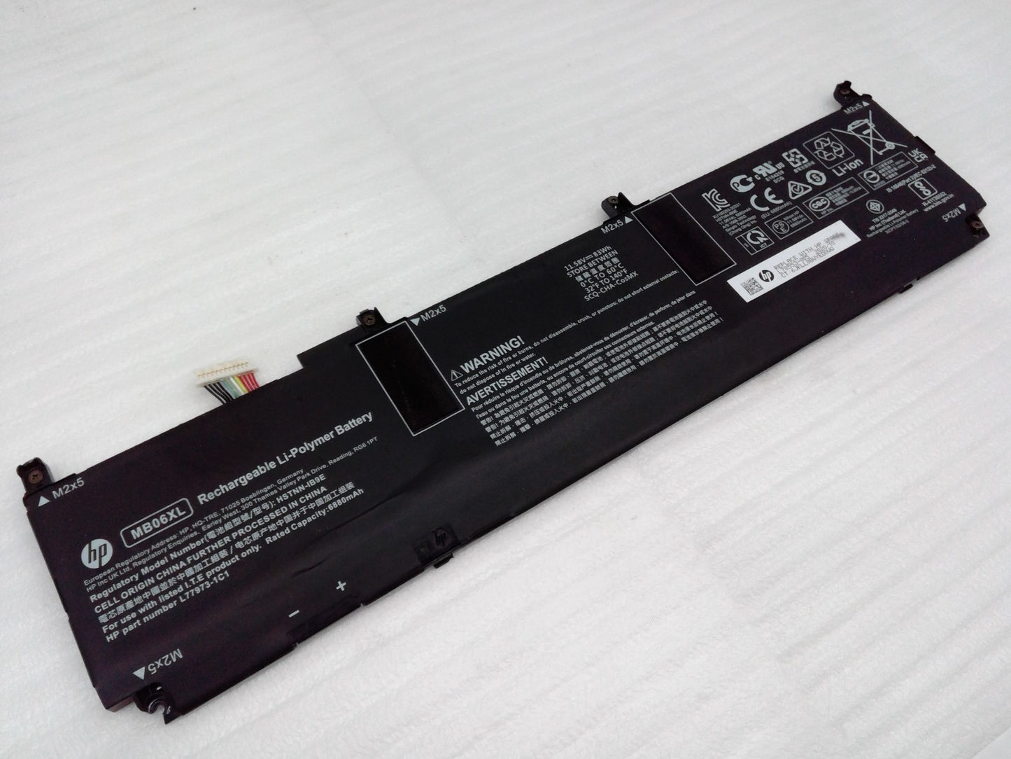Genuine MB06XL Battery for HP Zbook Studio G7 G8 Mobile Workstation HSTNN-IB9E