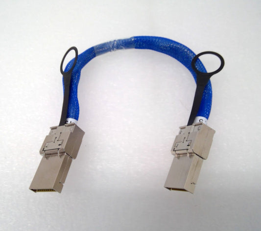 Molex 0.39m DAC High Speed PEIe CDFP x16 Connector Cable 30AWG 1143703-02 Blue
