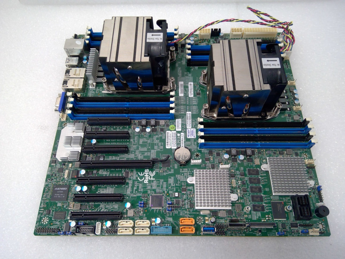 Supermicro X10DRH-CT Intel LGA2011 ATX Motherboard W/Headsink -NO CPU