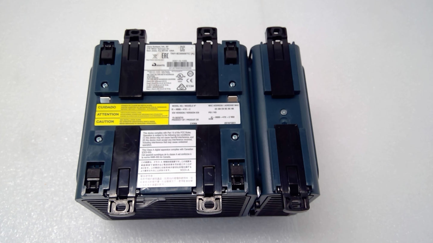 Cisco IE-3000-4TC-E Industrial Ethernet 3000 4-PORT Base Switch w/ PWR-IE3000 AC