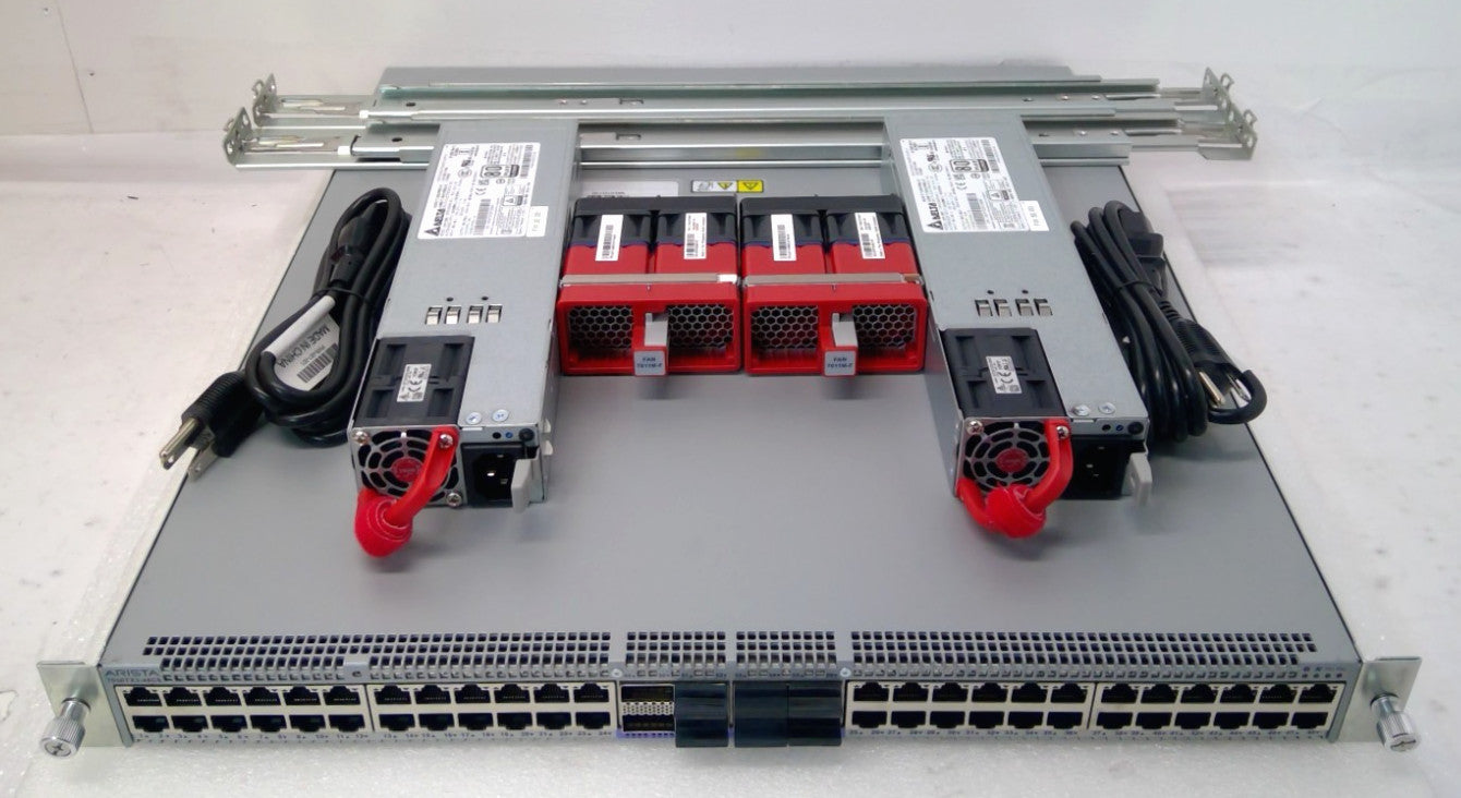 Arista DCS-7050TX3-48C8-F 48x 10G-T & 8x QSFP100 Network Switch 7050X3 Series