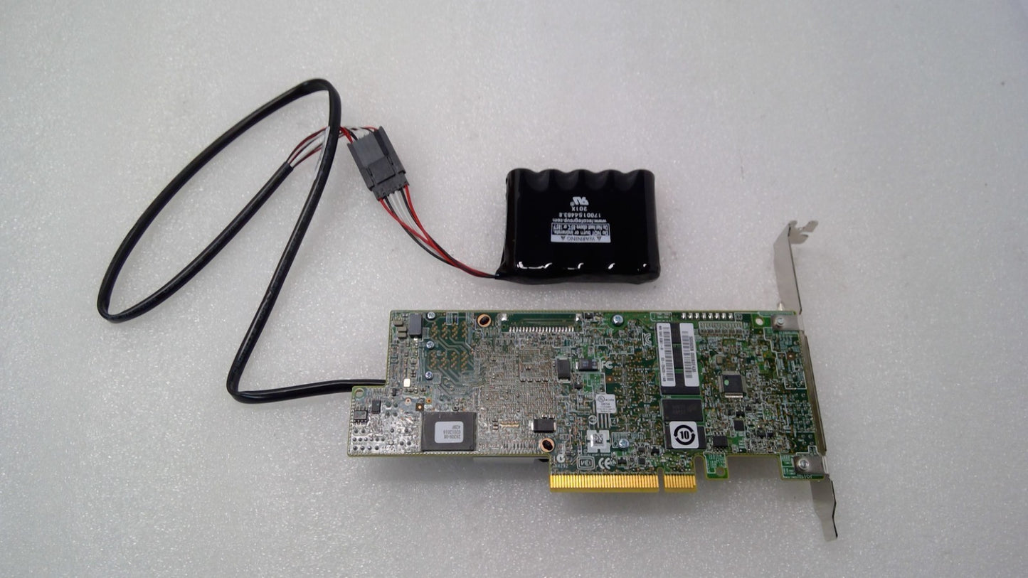 Broadcom SAS 9361-8i MegaRAID SAS Controller 12Gb/s w/ Battery