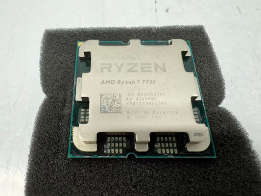 AMD Ryzen 7 7700 8-Core, 16-Thread (AS IS FOR PARTS, NOT WORKING)