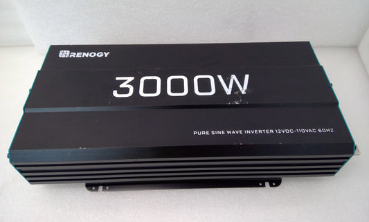 Renogy RNG-INVT-3000-12V-P2 3000W 12V power inverter 12V DC to 110V AC *READ*
