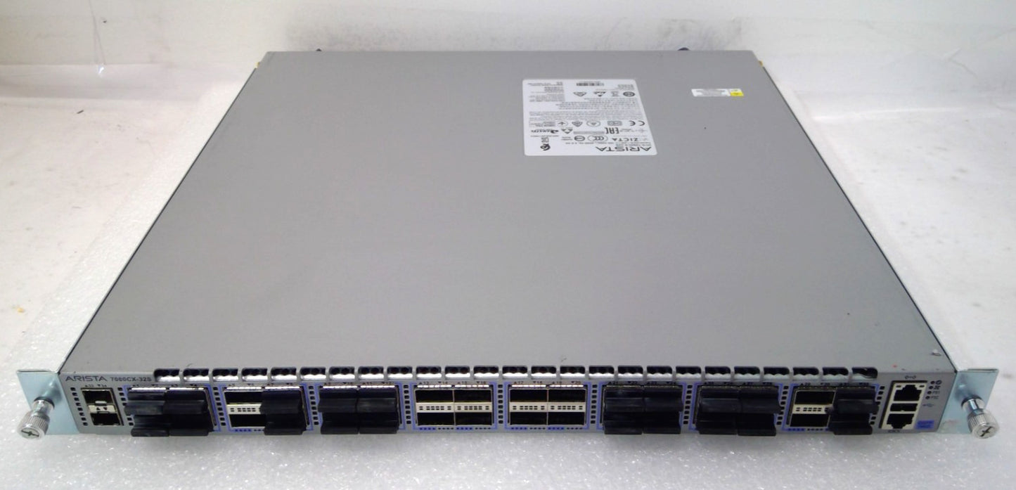 Arista 7060X 32x100GbE QSFP &2x 10GbE SFP+ Switch DCS-7060CX-32S-R *Read Detail*