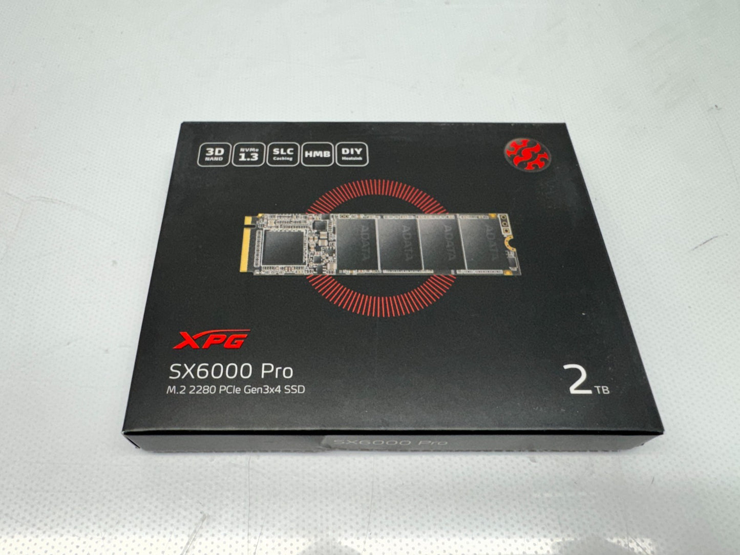 ADATA XPG SX6000 M.2 2 TB SSD PCLE SOLID STATE DRIVE ASX6000NP-2TT-C