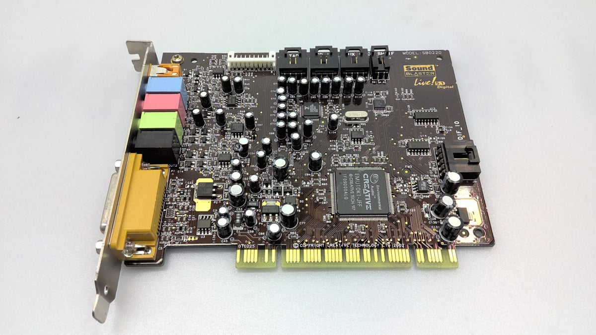 Creative Labs Sound Blaster Live! 5.1 SB0220 PCI Sound Audio Card