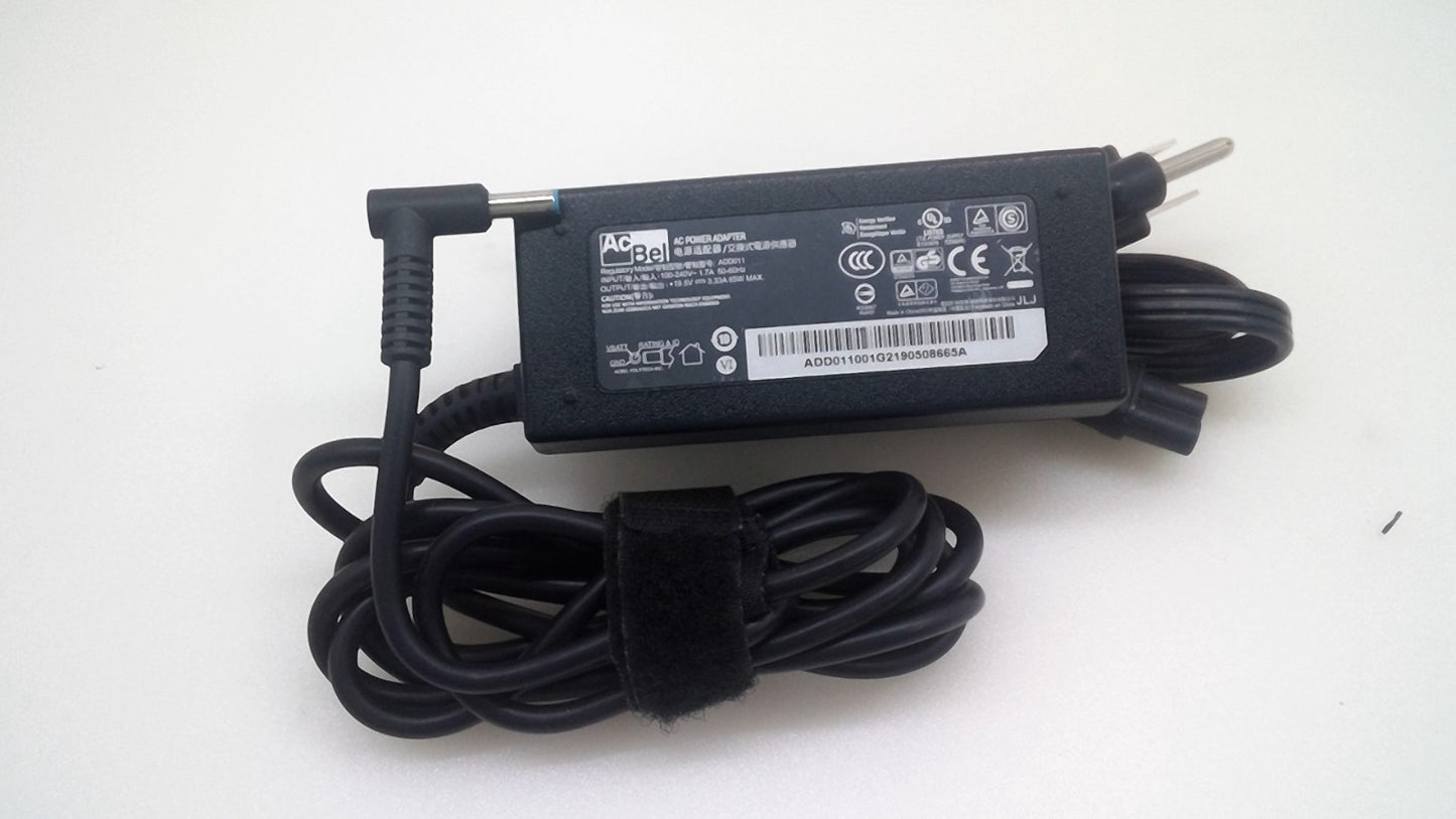 Genuine AcBel ADD011 AC Adapter 19.5V 3.33A Power Supply 65W Tip 4.5*3.0mm