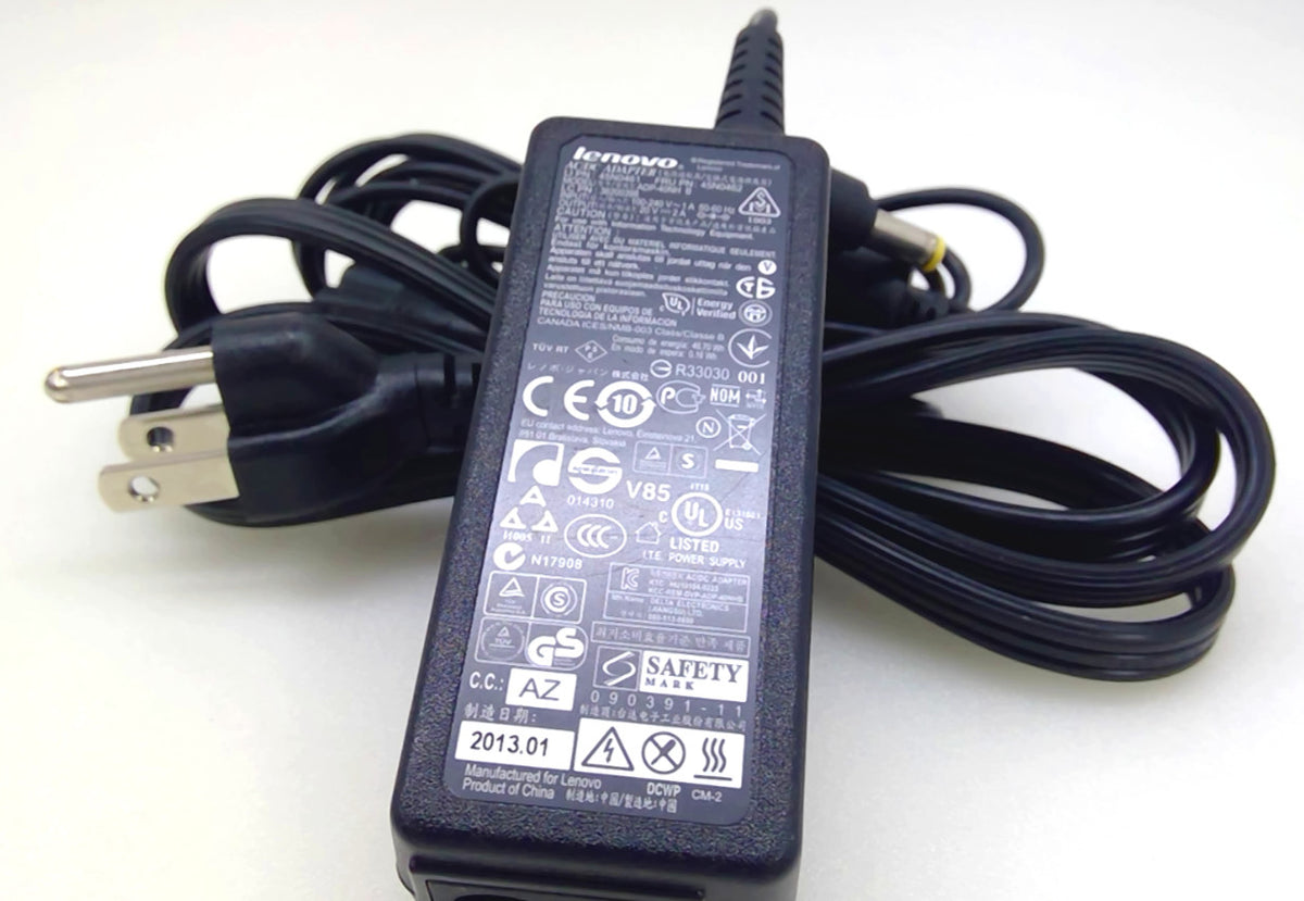 Genuine Lenovo ADP-40NH B 45N0461 45N0462 20V 2A 40W AC Adapter Yellow Tip
