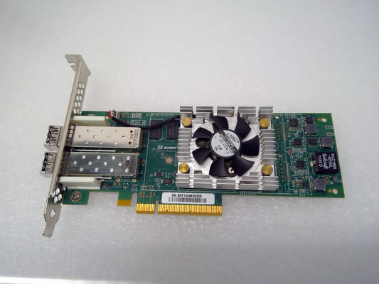 QLogic QLE8362-SR Dual Port 10GbE SFP+ PCIe NIC CNA Network Adapter W/2SFP