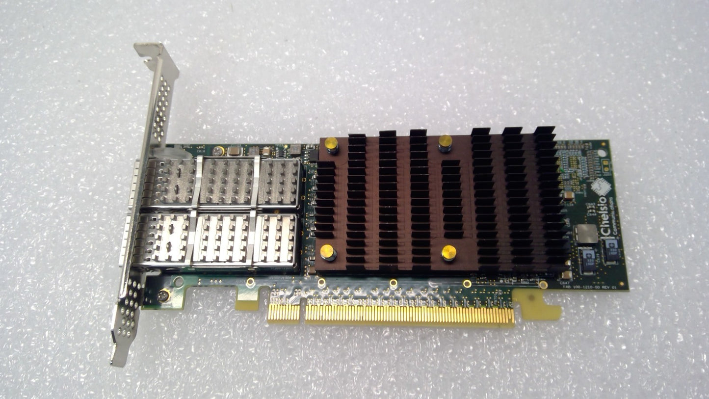 Chelsio 110-1210-60 2-Port 40/50/100Gigabit Ethernet Uwire Adapter High Profile