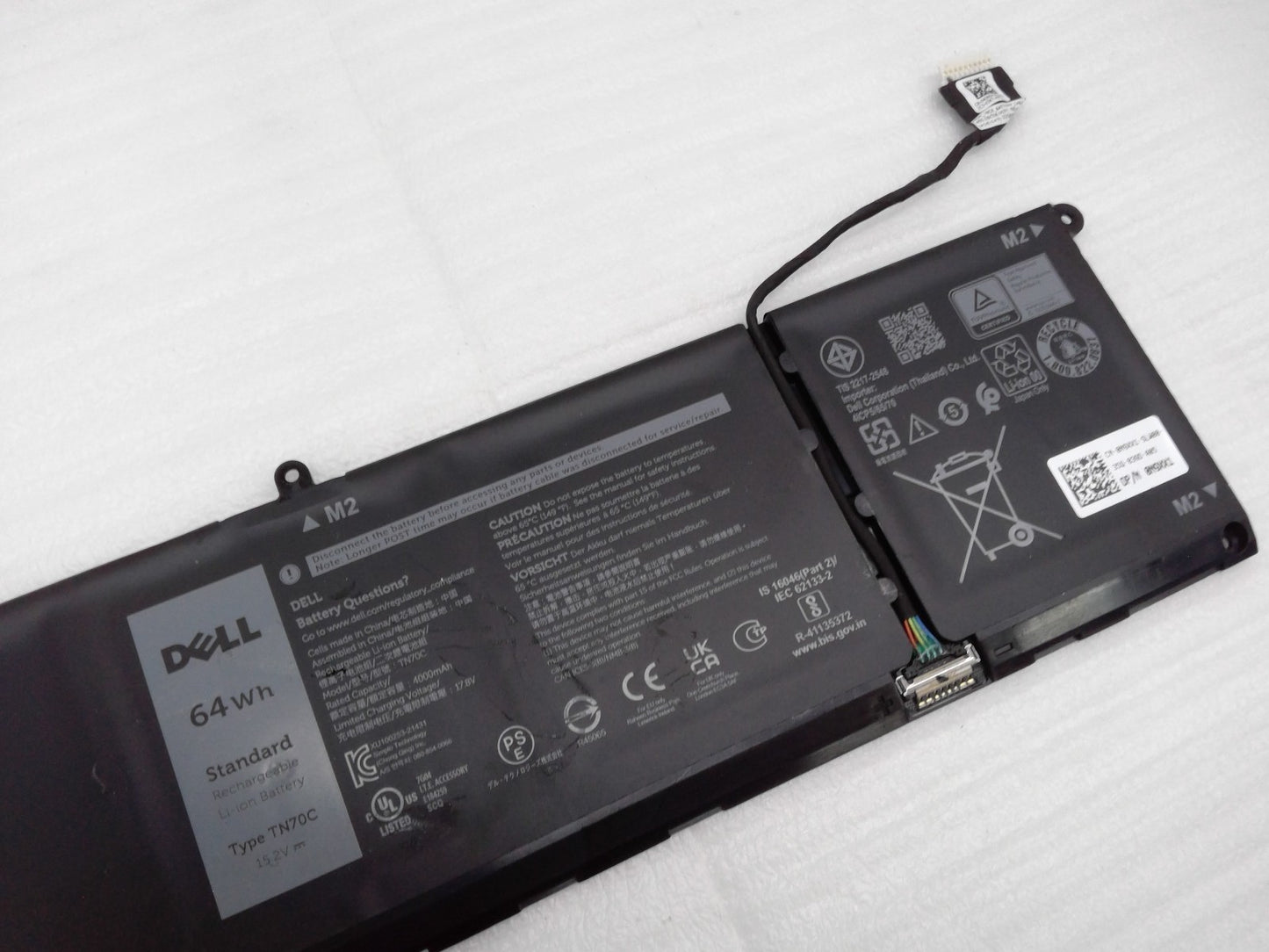Genuine TN70C DELL BATTERY 64WH 15.2V For INSPIRON 14 5430