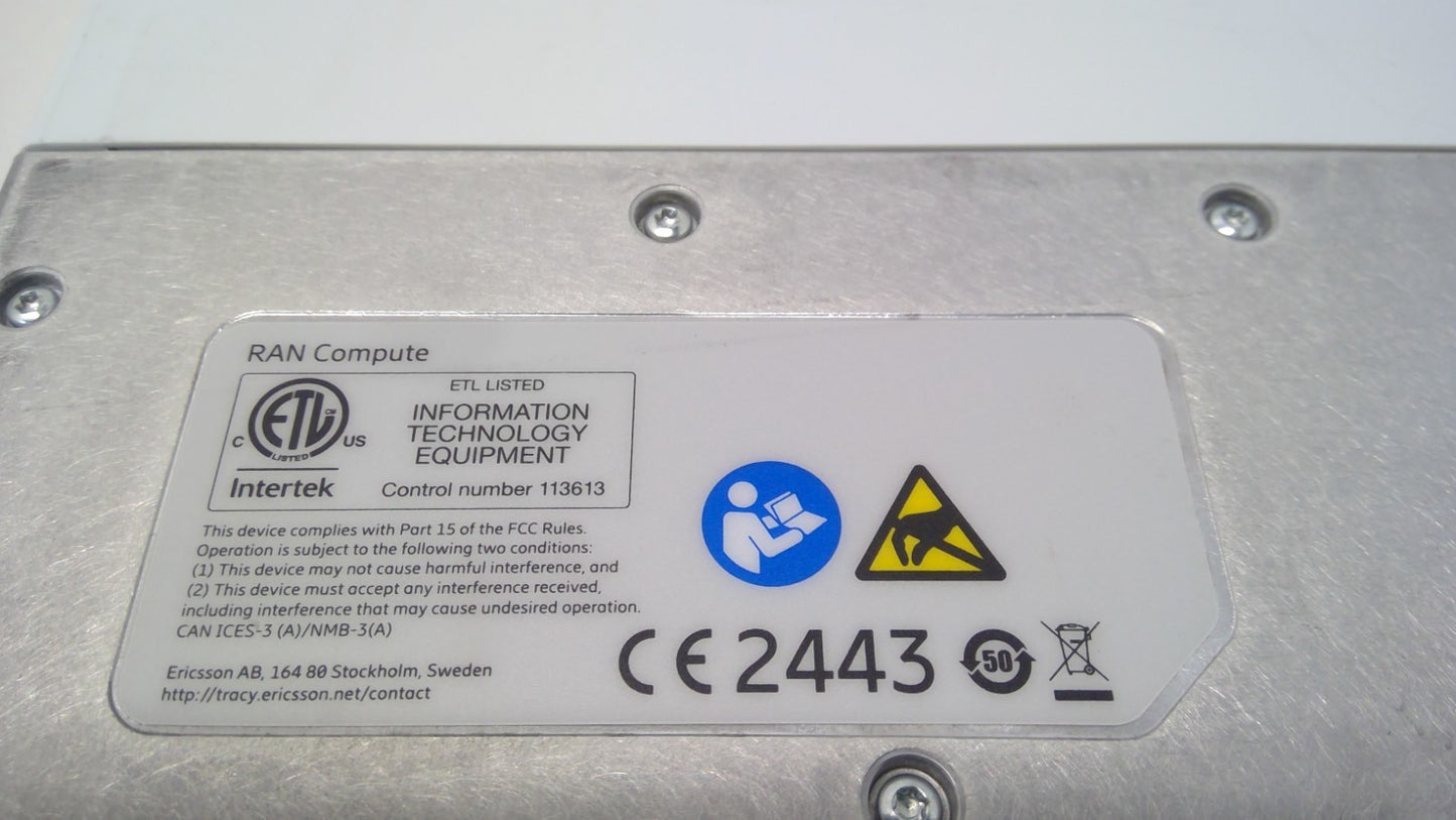 Ericsson KDU 137 0015/11 Baseband 6648 - BB6648 BKV 106 236/1 5G BBU