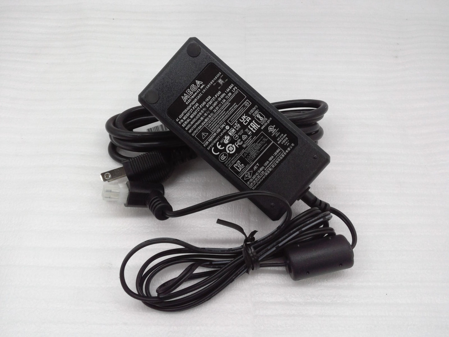 OEM MEGA 4-Pin AC  Adapter  24V 3A 72W ATS072T-P240  MDS072T-P240 Power Supply