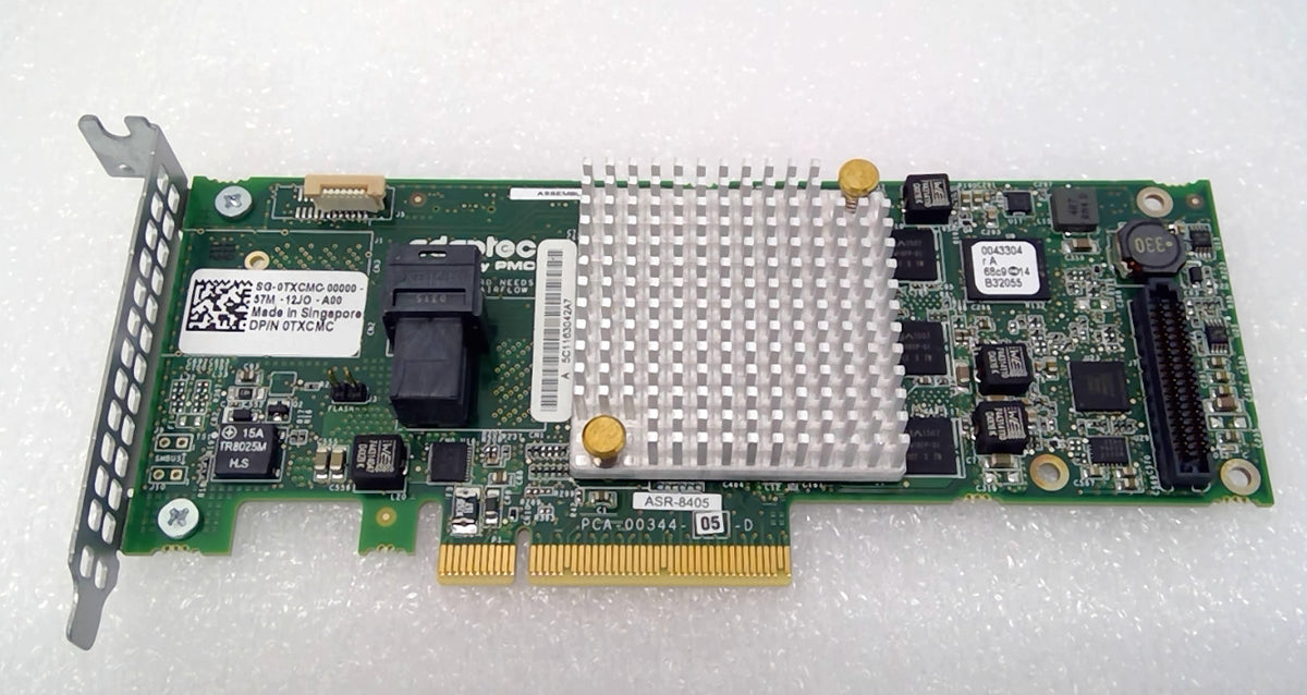 Dell 0TXCMC Adaptec ASR-8405 PCIe 12Gb/s 4-Port SAS SATA RAID Controller