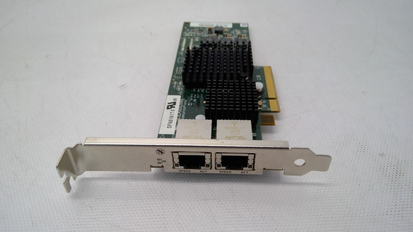 SolarFlare SFN5161T SF329-9022-R4.0 Dual Port RJ45 10Gb Network Card PCI-e x8