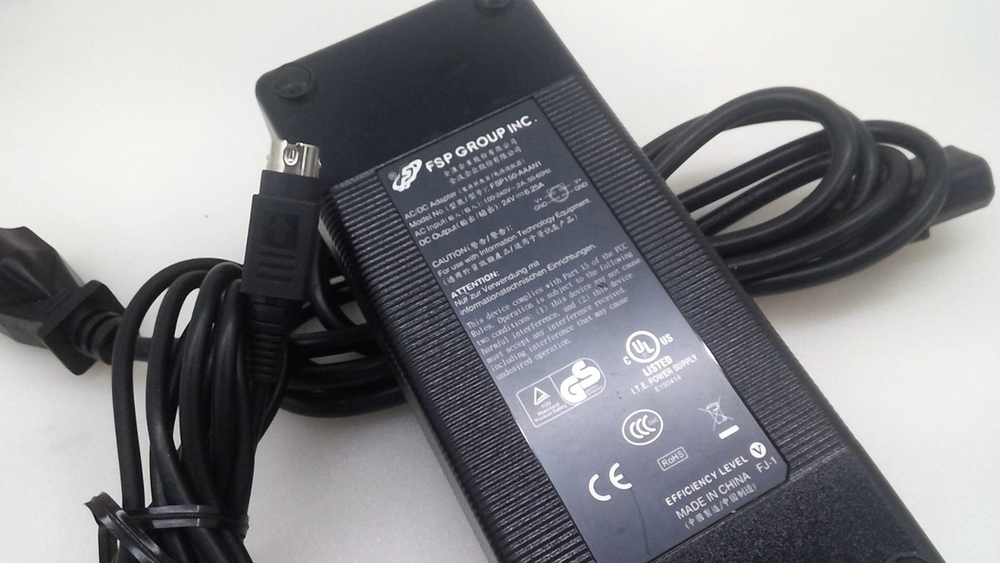OEM FSP150-AAAN1 24V 6.25A 150W Switching Power Adapter Charger Round Hole 4Pin
