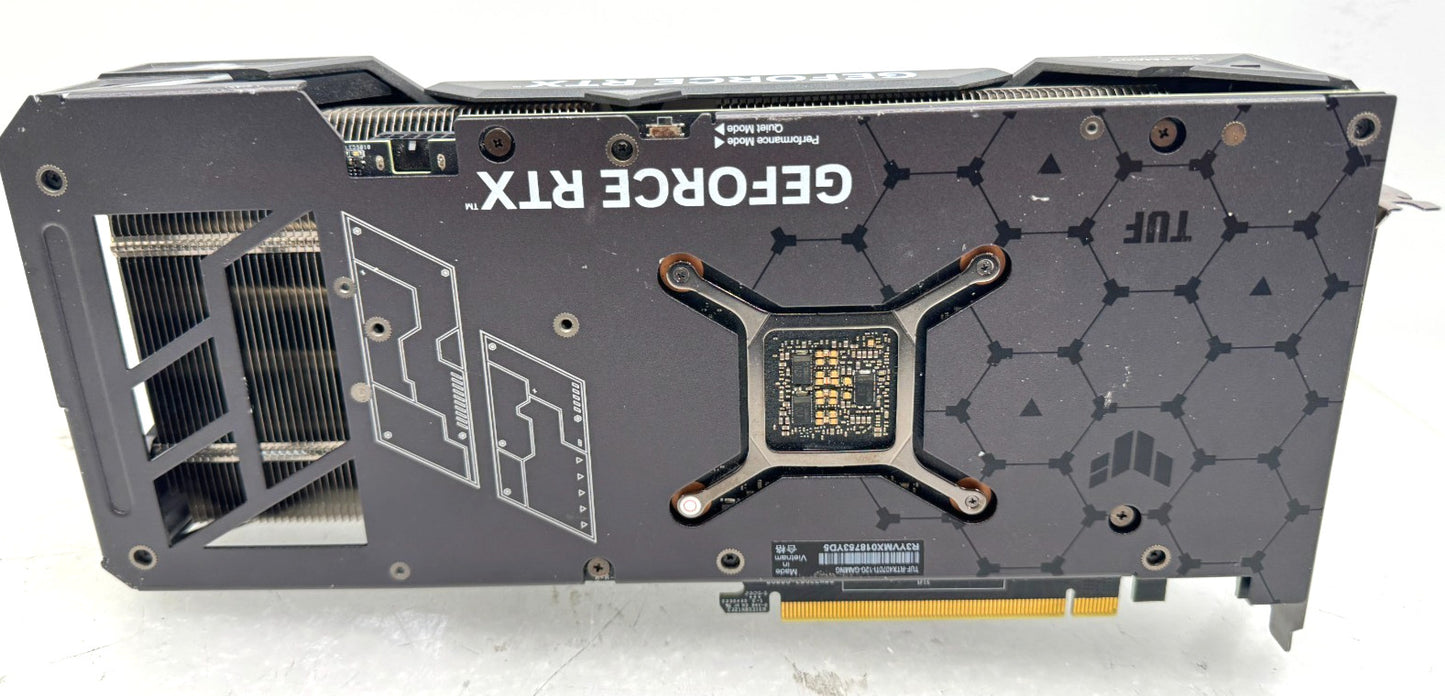 ASUS TUF Gaming GeForce RTX 4070 Ti 12GB GDDR6X OC Edition - Not Work