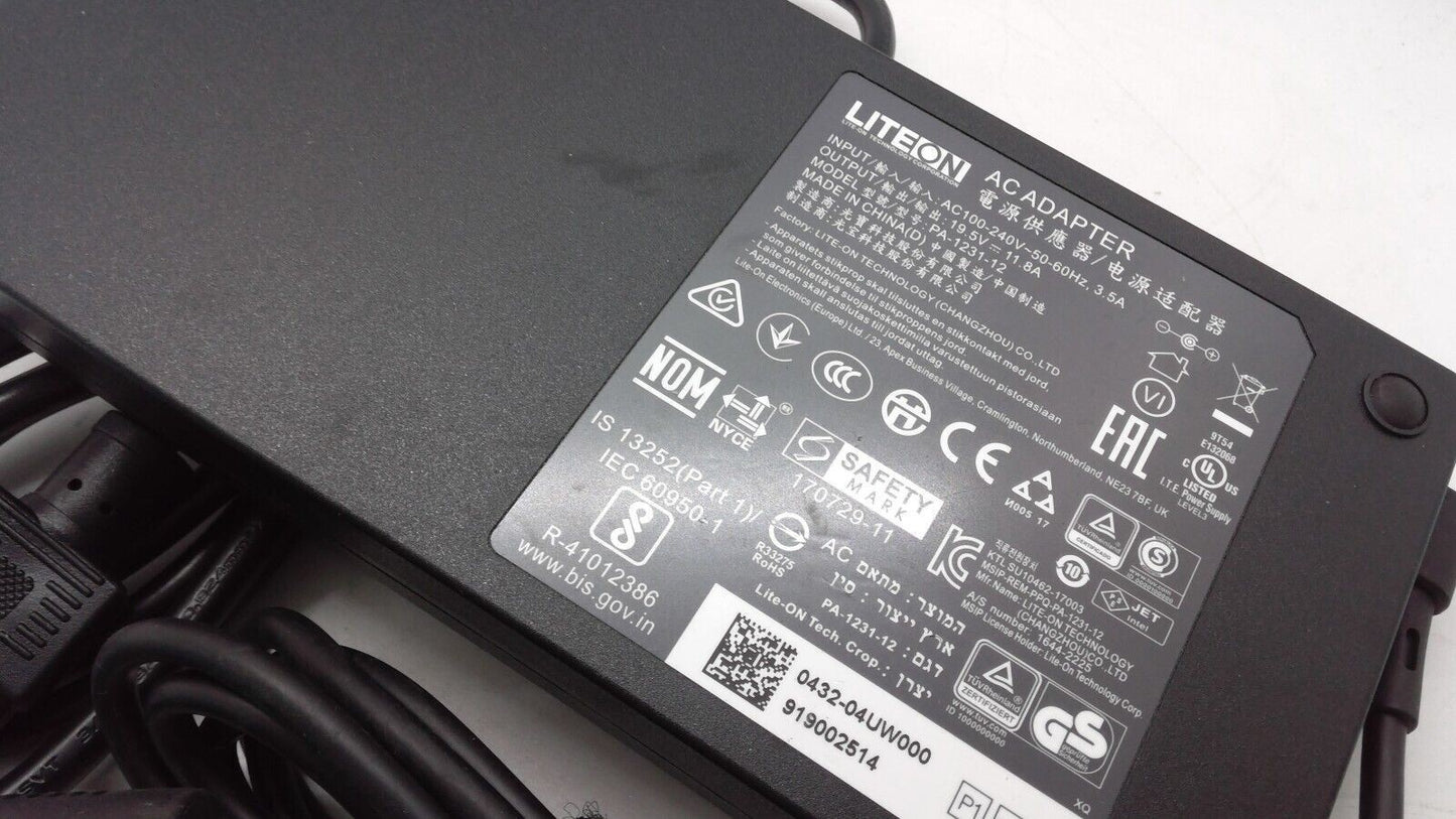 Genuine LITEON PA-1231-12 19.5V 11.8A 230W AC Adapter Charger For ASUS ACER MSI