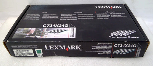 Genuine Lexmark C734X24G Photoconductor 4-pack for C748de / X748de / C746dn