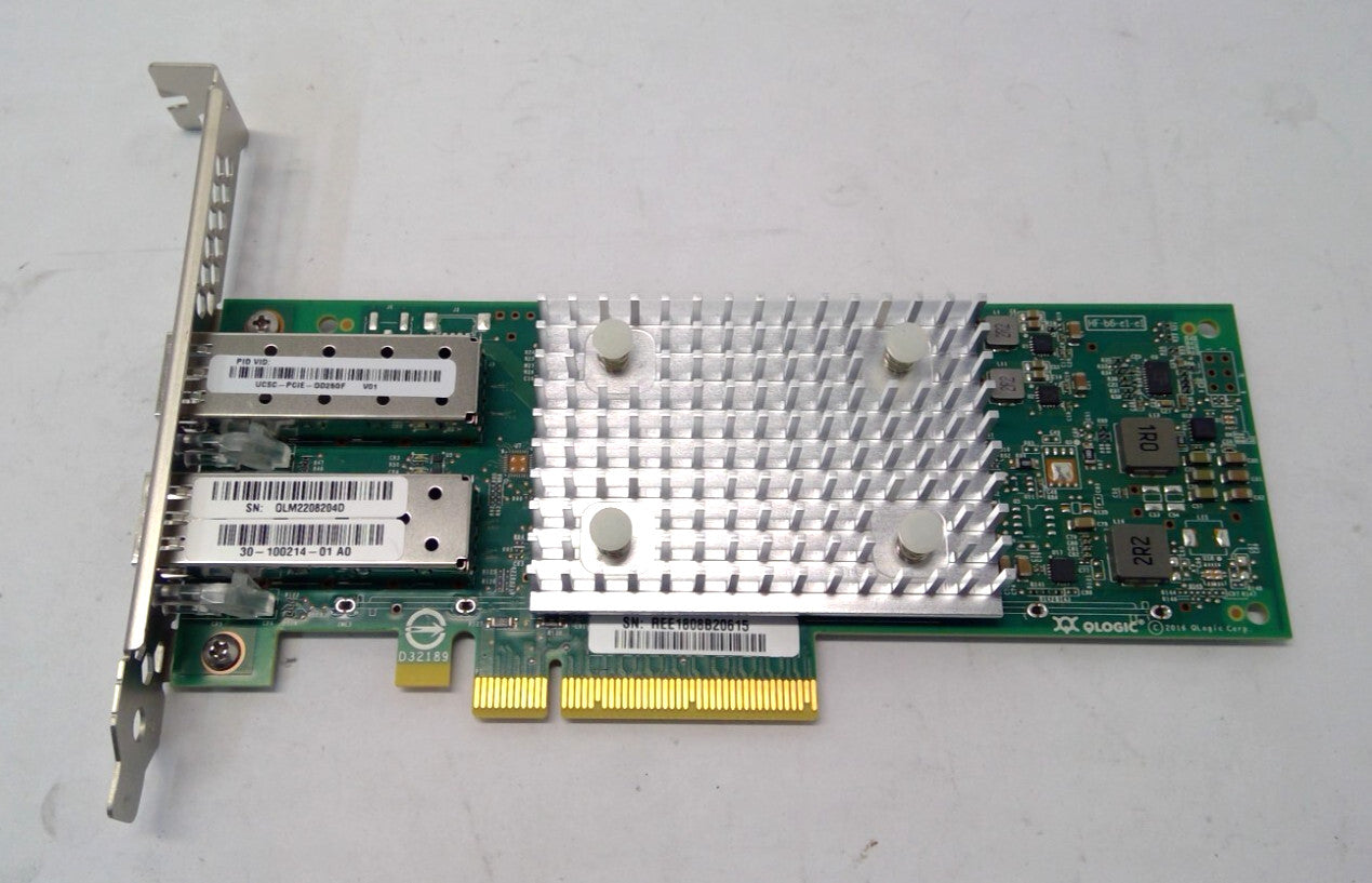 QLogic QL41212HLCU Dual Port 10GbE / 25GbE SFP28 PCIe NIC AH2010404-01 H/P