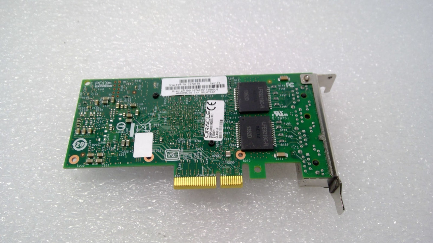 Oracle 7070195 Quad Port GbE PCI Express 2.0 G13021 i350-T4