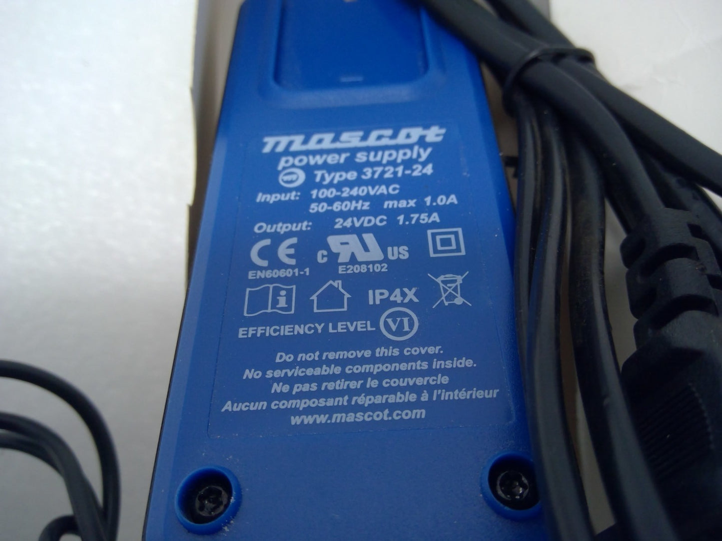 NEW Mascot 24V DC 1.75A Power Supply AC Adapter 100-240VAC 3721-24 5.5mm