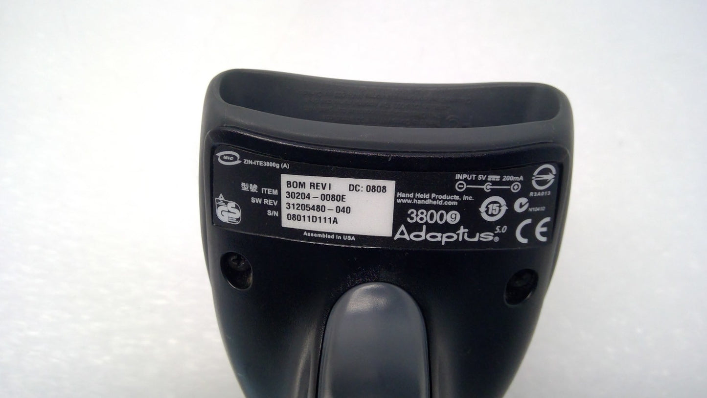 Honeywell 30204-0080E 3800g Linear Imager Barcode Scanner w/USB Cord