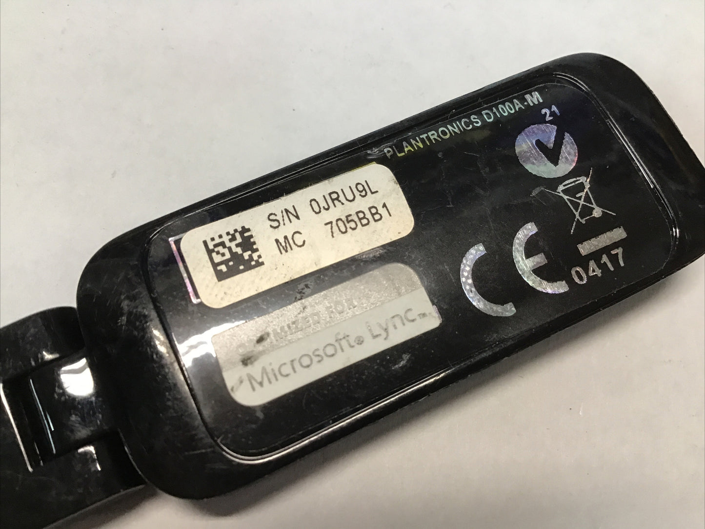 Plantronics D100A-M  Savi Adapter Moc Dect 6.0 Micrsoft Lync