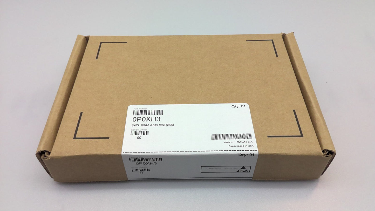 New Dell 0P0XH3 WD SDAPTUW-128G-1012 SATA 128GB PCIe Gen3 NVMe SSD