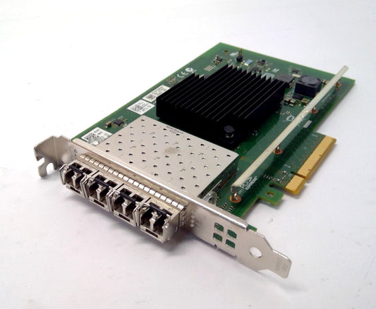 Dell  Intel X710-DA4 Quad-Port 10GB SFP+ PCIe NIC 0DDJKY PGRFV W/ 4 10Gb SFP