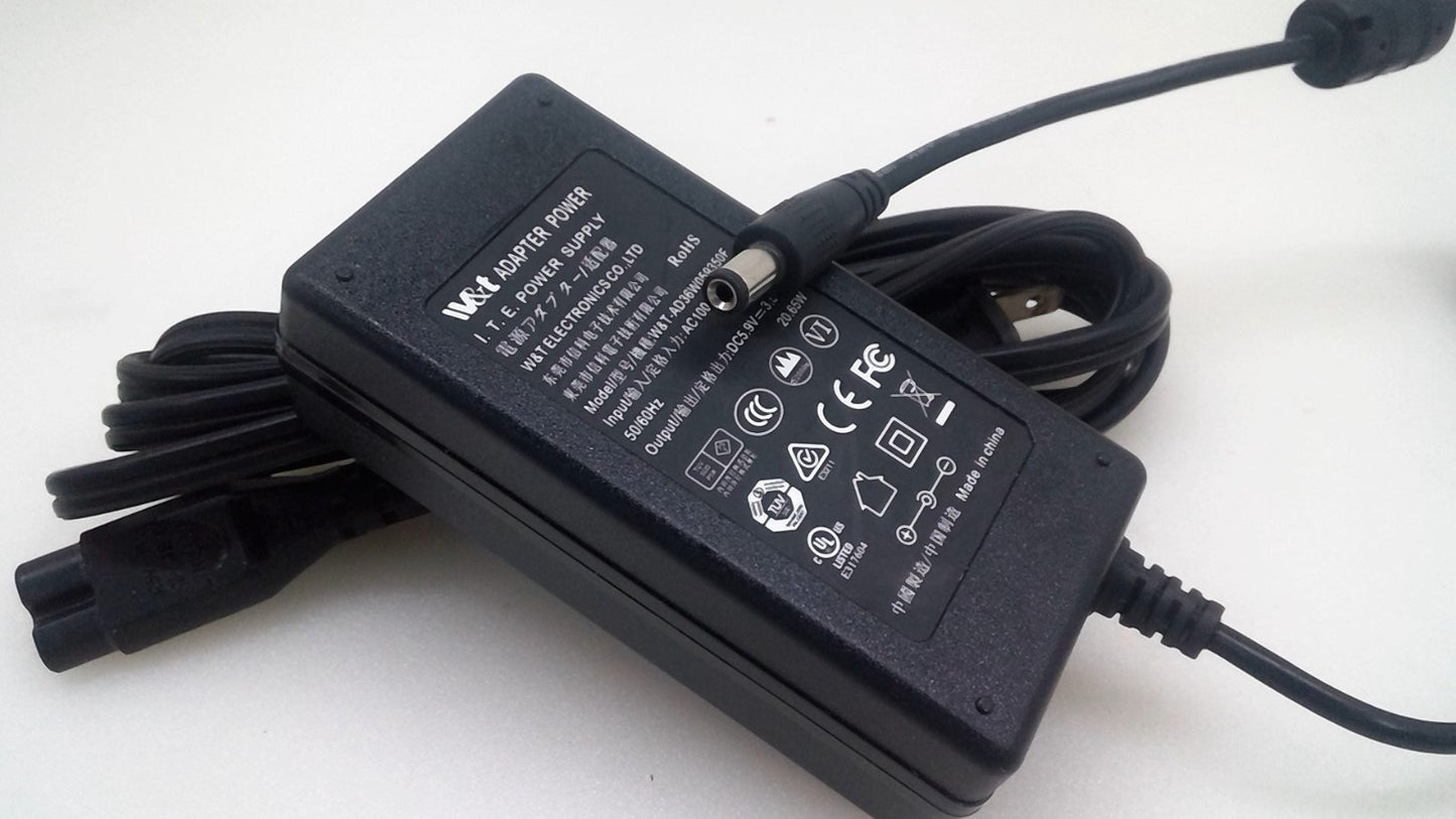 W&T AC Adapter I.T.E. Power Supply W&T-AD36W059350F DC 5.9V 3.5A 20.65W W/Cord