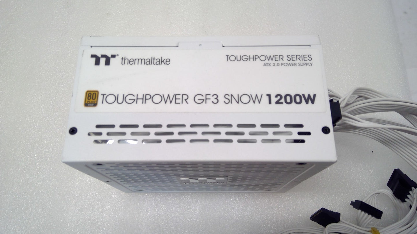 THERMALTAKE TOUGHPOWER GF3 SNOW 1200W 80 Plus Gold Modular ATX Power Supply