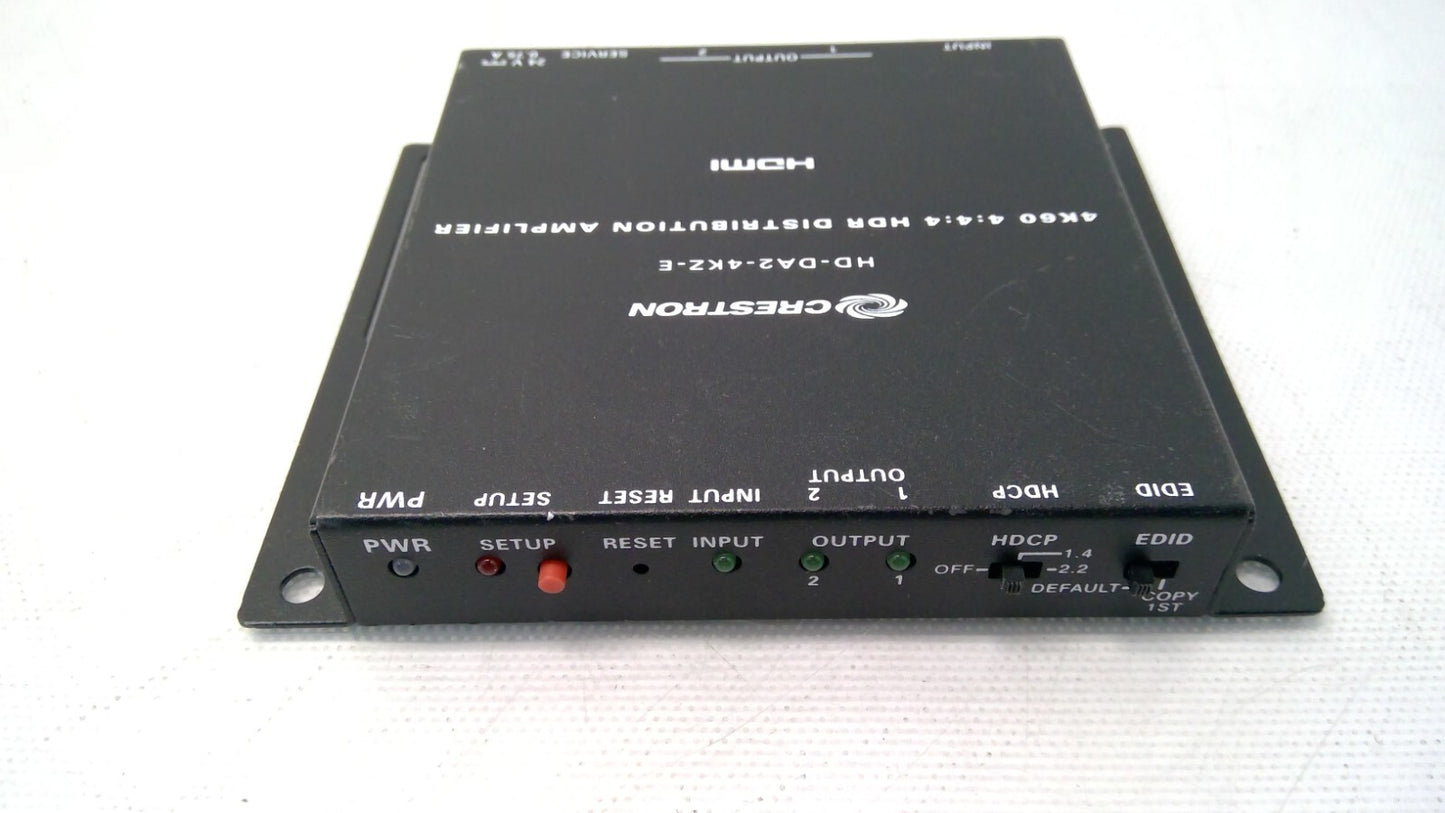 Crestron HD-DA2-4KZ-E HDMI 4K60 4:4:4 HDR Distribution Amplifier
