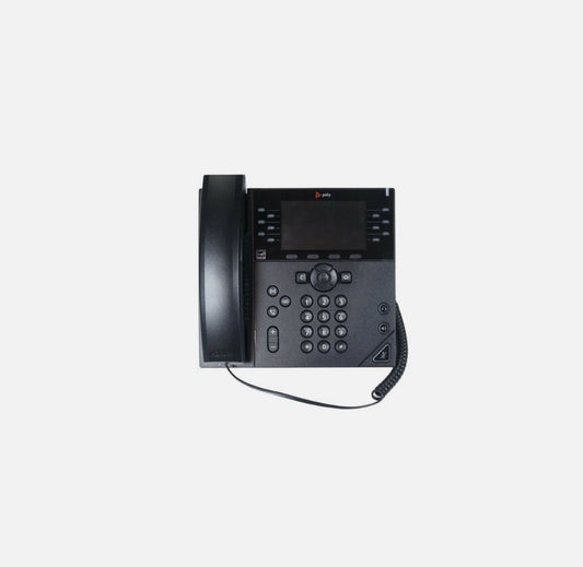 Polycom VVX 450 Ring Central Business VoIP Phone 2314-48840-001 W/ PWR KIT