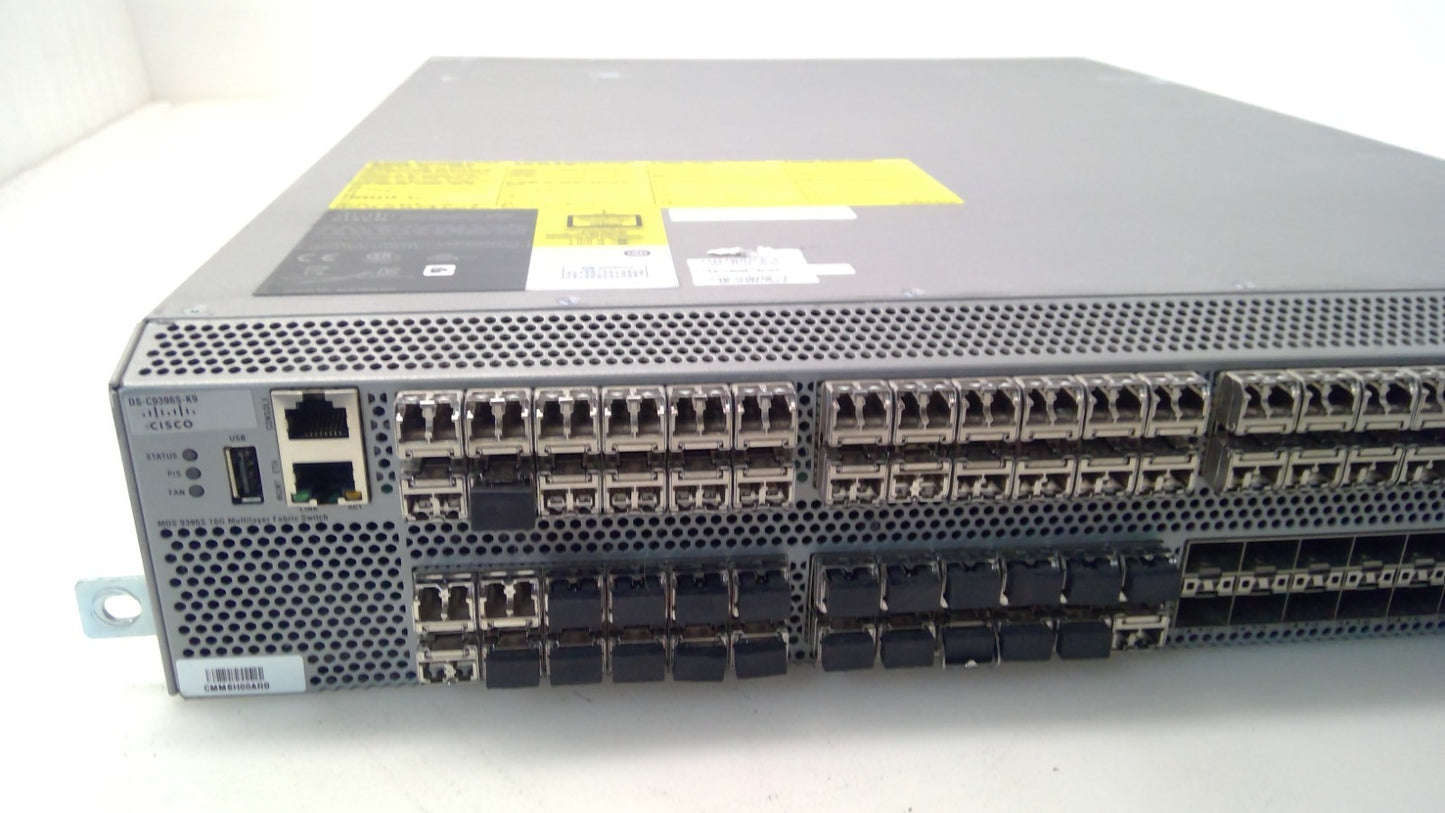 Cisco DS-C9396S-K9 MDS 9396S-K9 48-Port Active 16GbE Multilayer Fabric Switch